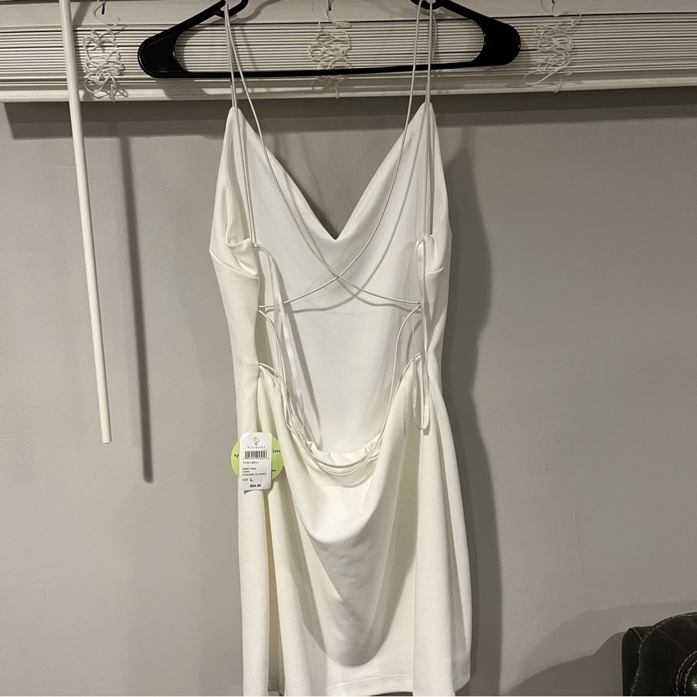 Homecoming white dress